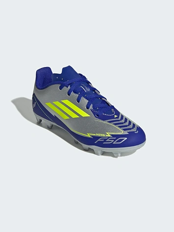 Adidas Бутсы шипованные подростковые F50 CLUB FG/MG J MESSI
