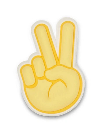 Crocs Джиббитс PEACE HAND SIGN